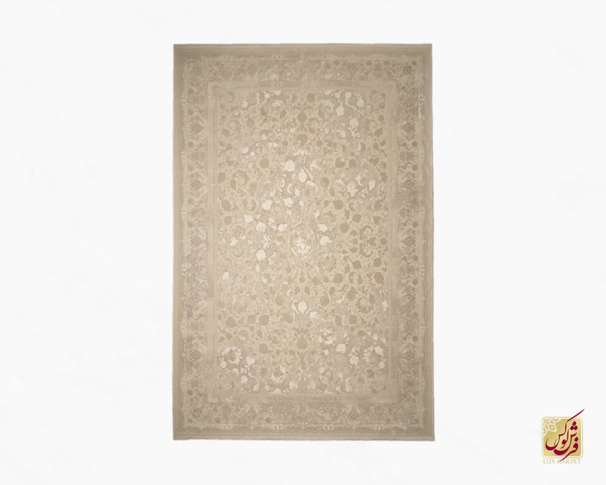 فرش وینتیج 3015 نسکافه‌ای کرم