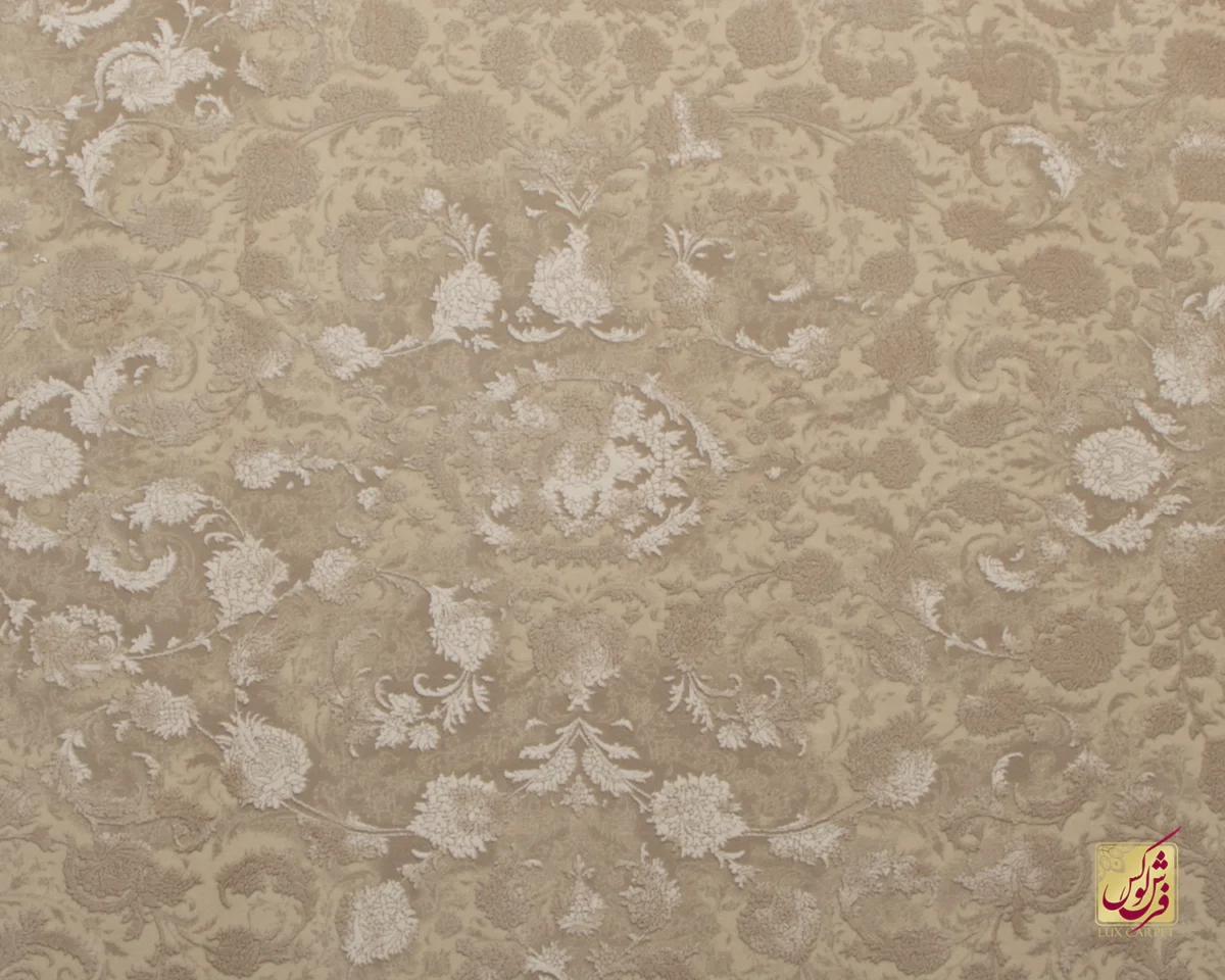 فرش وینتیج 3015 نسکافه‌ای کرم