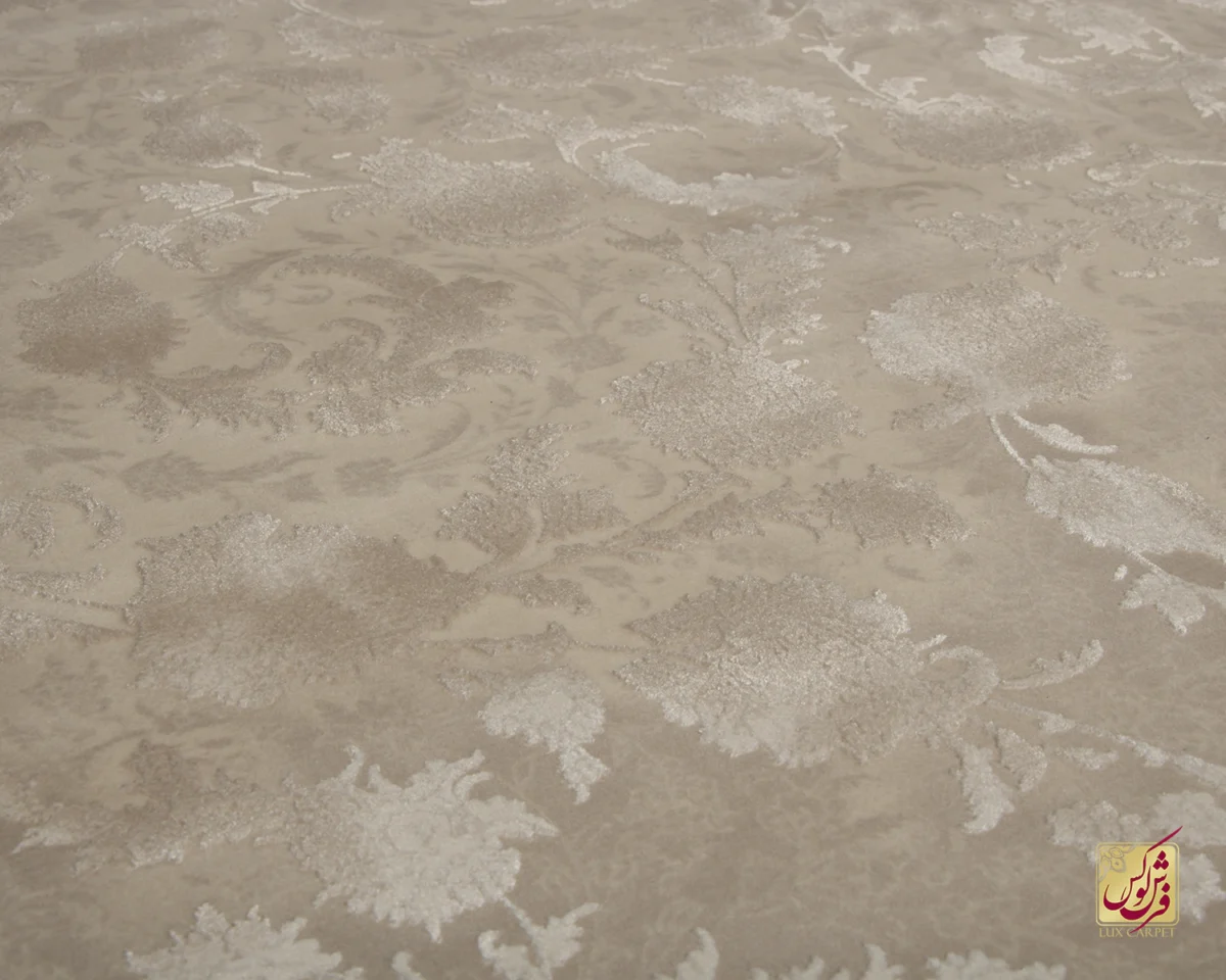 فرش وینتیج 3016 نسکافه‌ای سبز