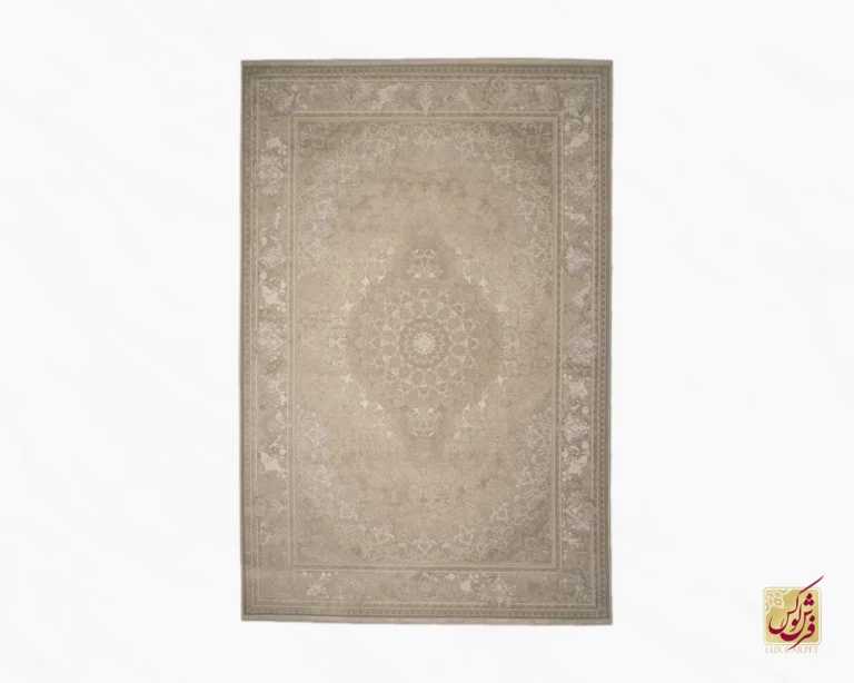فرش وینتیج 3033 نسکافه‌ای کرم