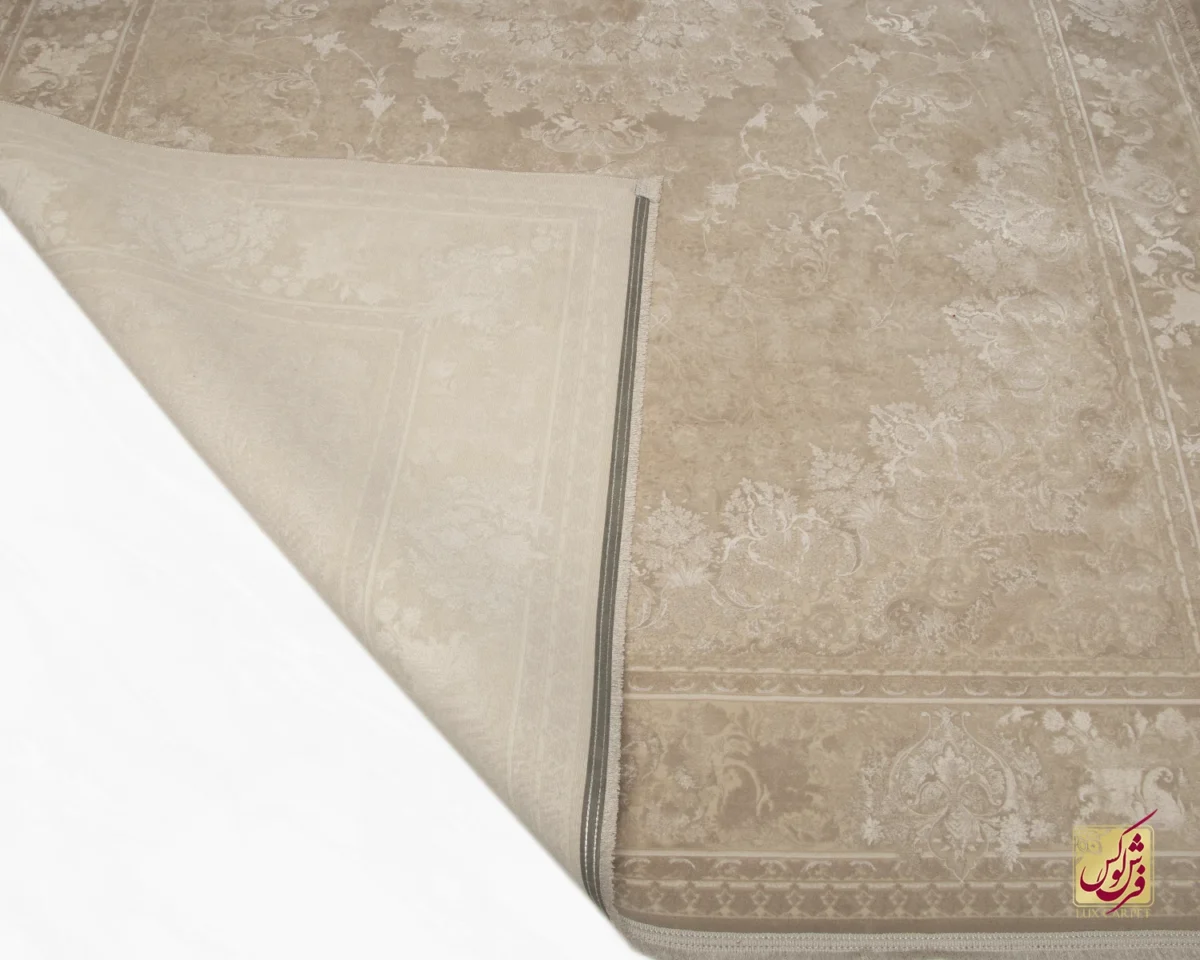 فرش وینتیج 3033 نسکافه‌ای کرم