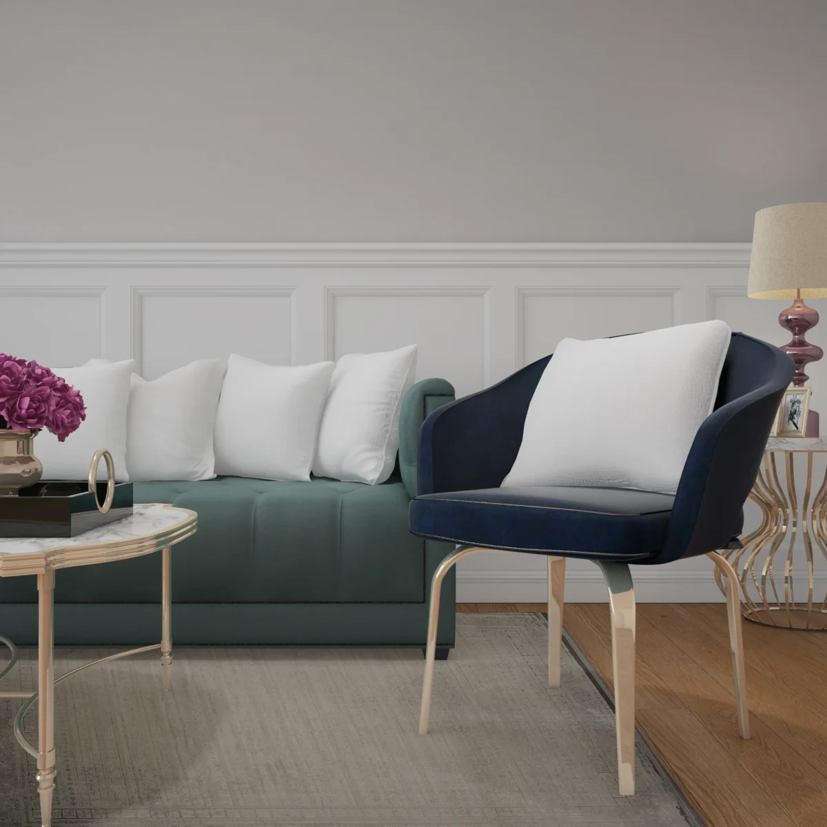 فرش وینتیج 459 فیلی