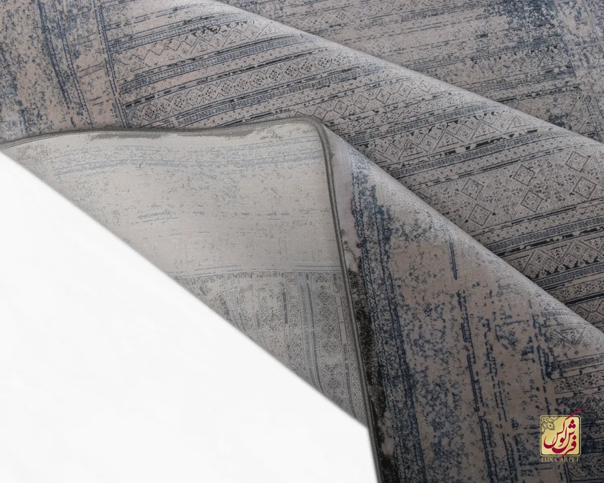 469-2 فرش وینتیج 469 فیلی آبی