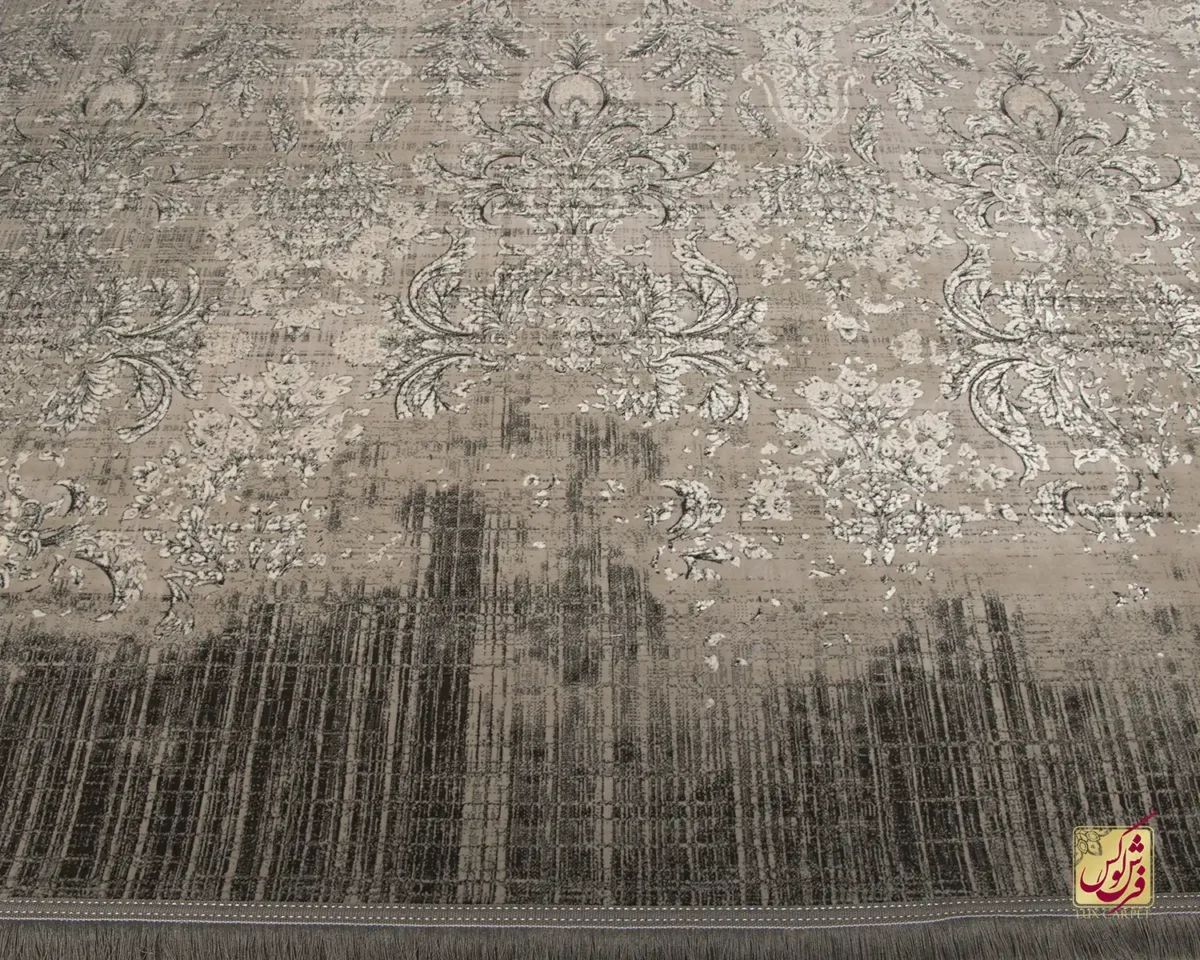 فرش وینتیج 49925 طوسی