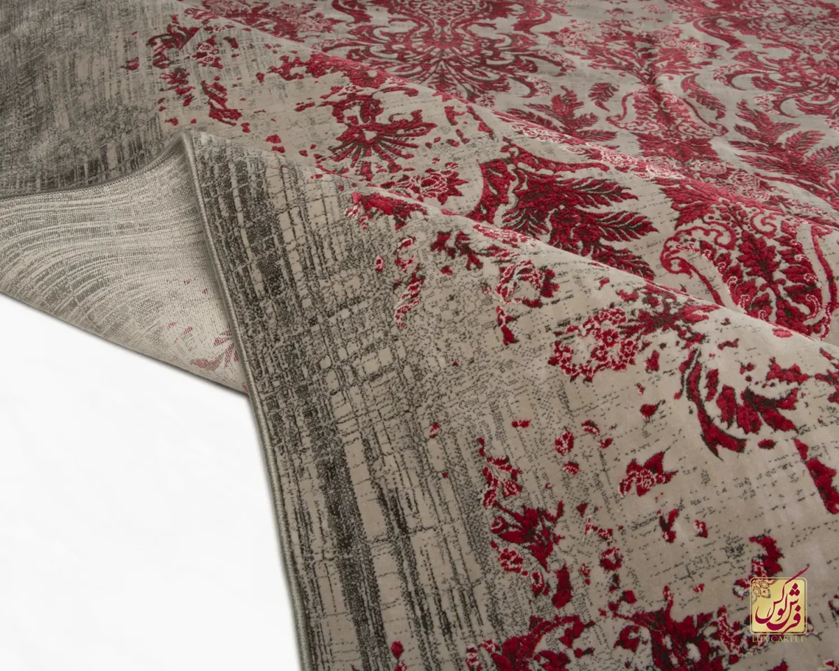 49926-2 فرش وینتیج 49926 نسکافهای قرمز