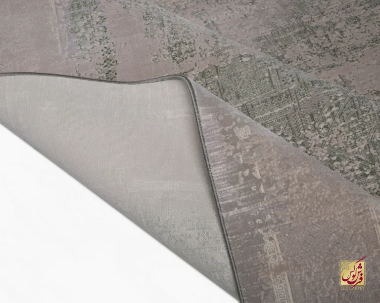 فرش وینتیج 49928 طوسی سبز