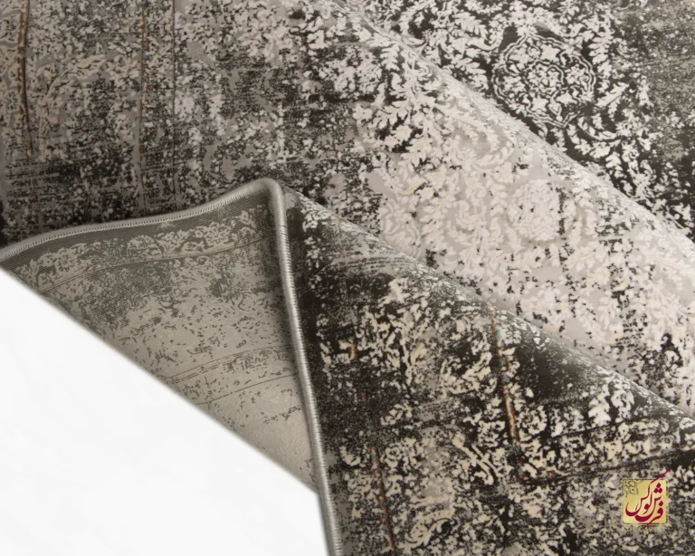 فرش وینتیج 527 طوسی کرم