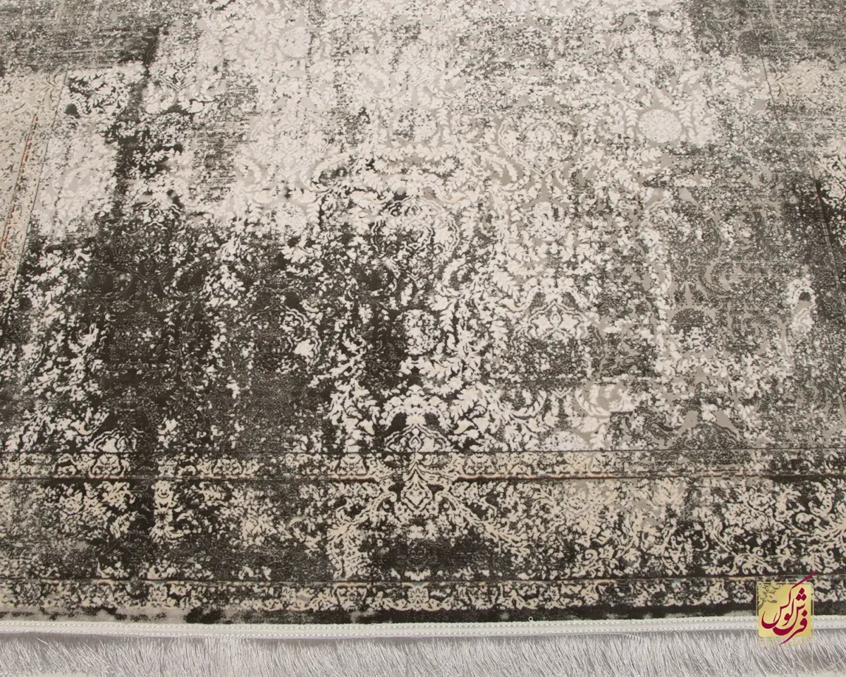 فرش وینتیج 527 طوسی کرم