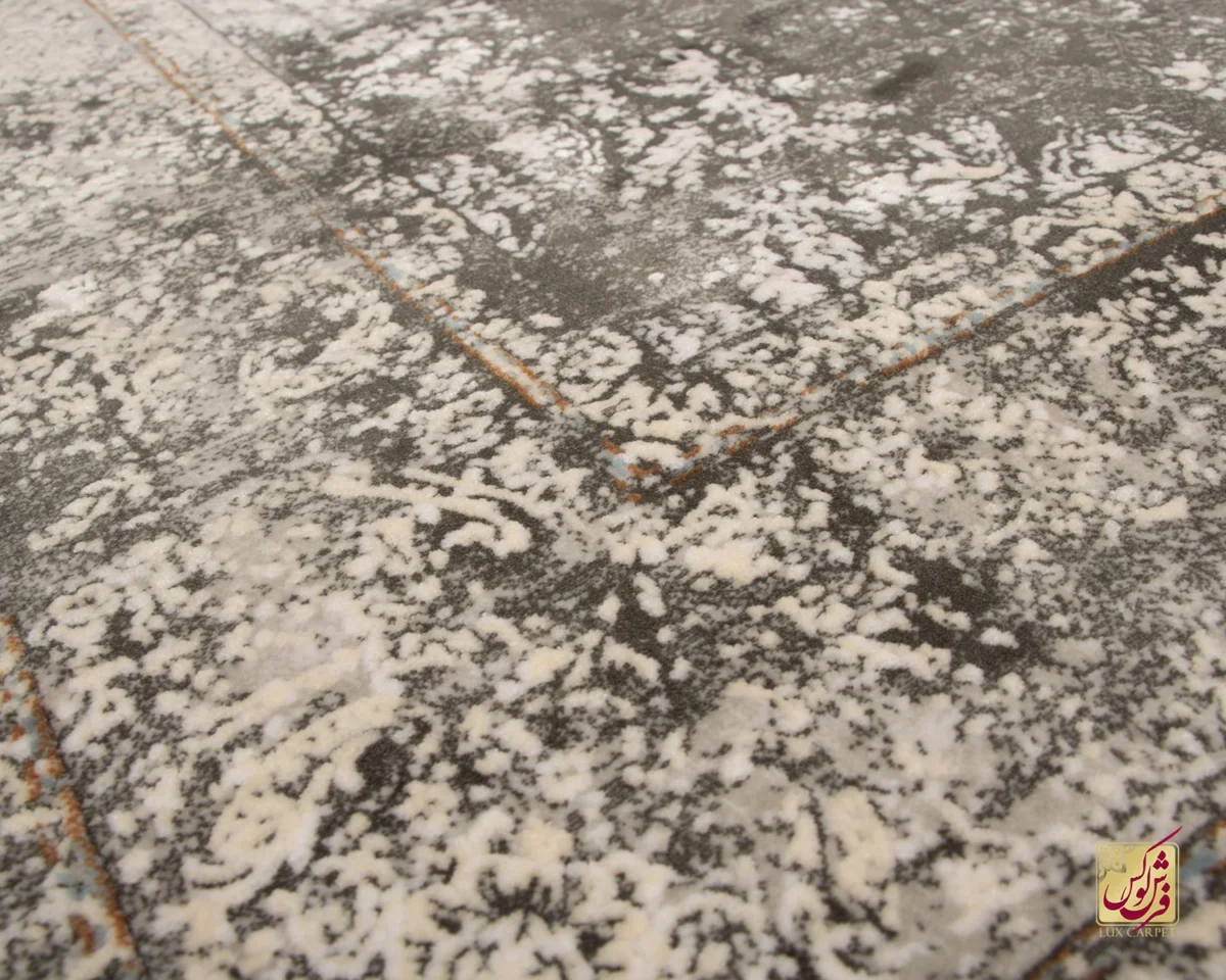 فرش وینتیج 527 طوسی کرم