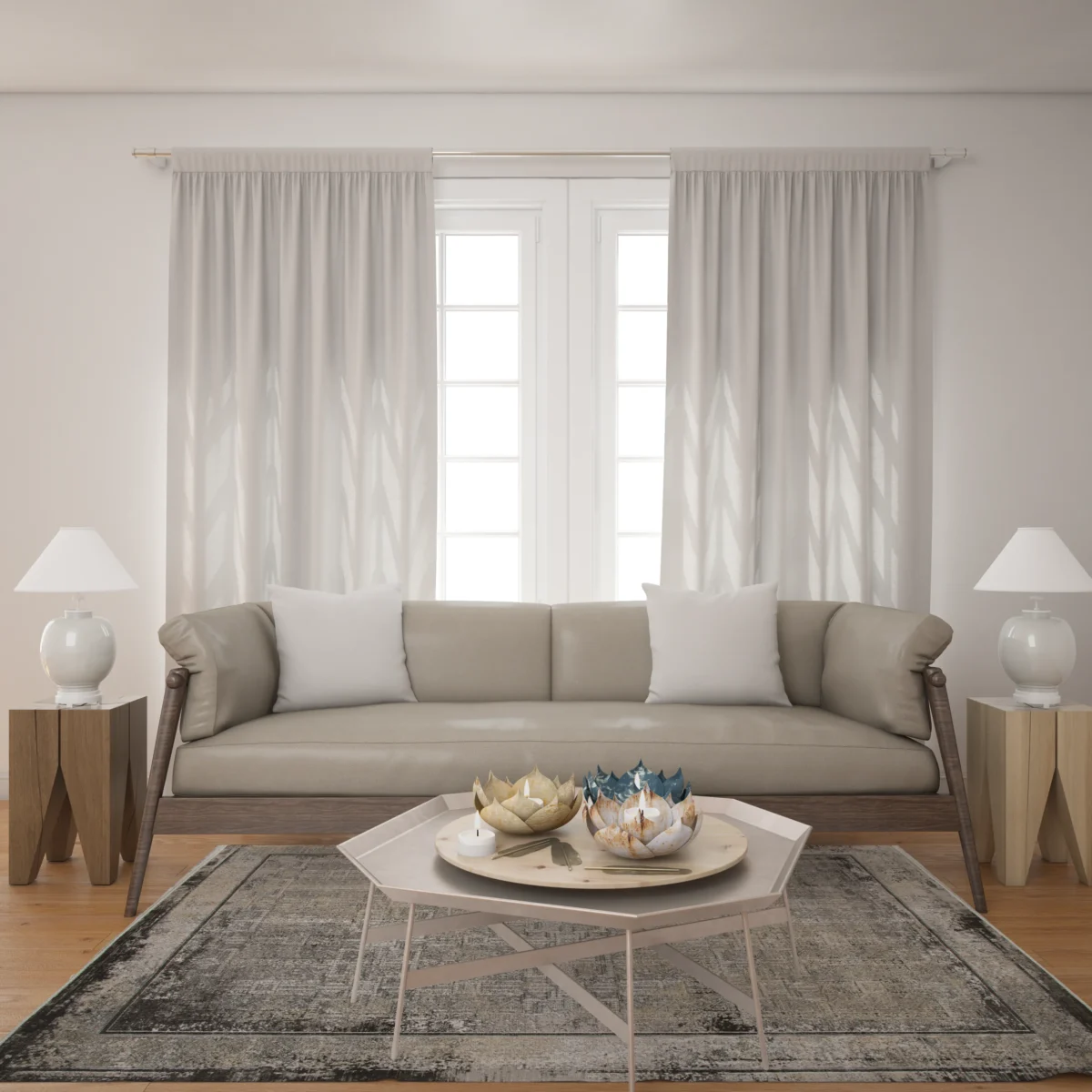 فرش وینتیج HBV 528 طوسی ذغالی