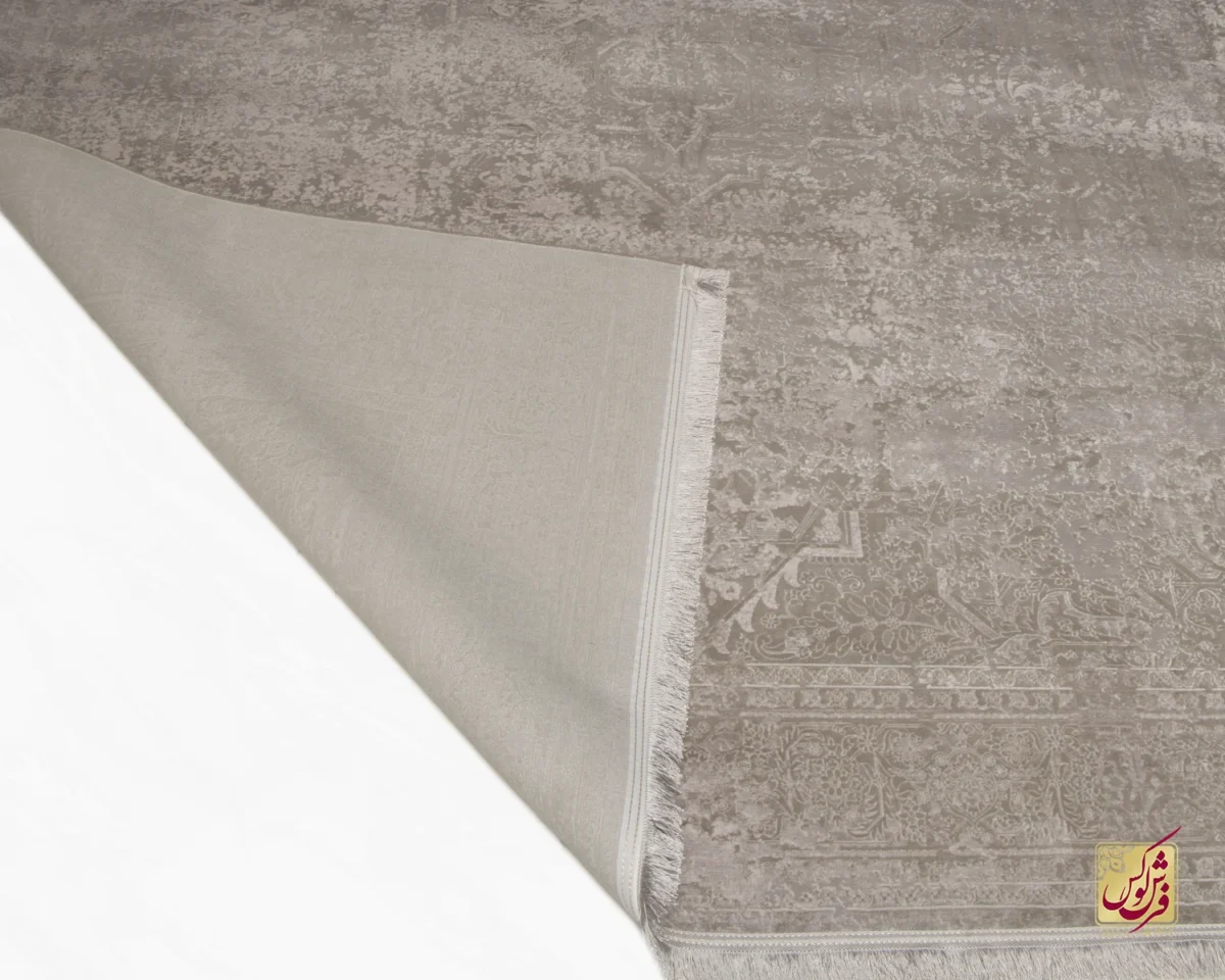 فرش وینتیج 546 طوسی صدفی