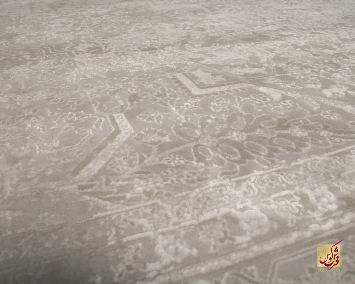 فرش وینتیج 546 طوسی صدفی