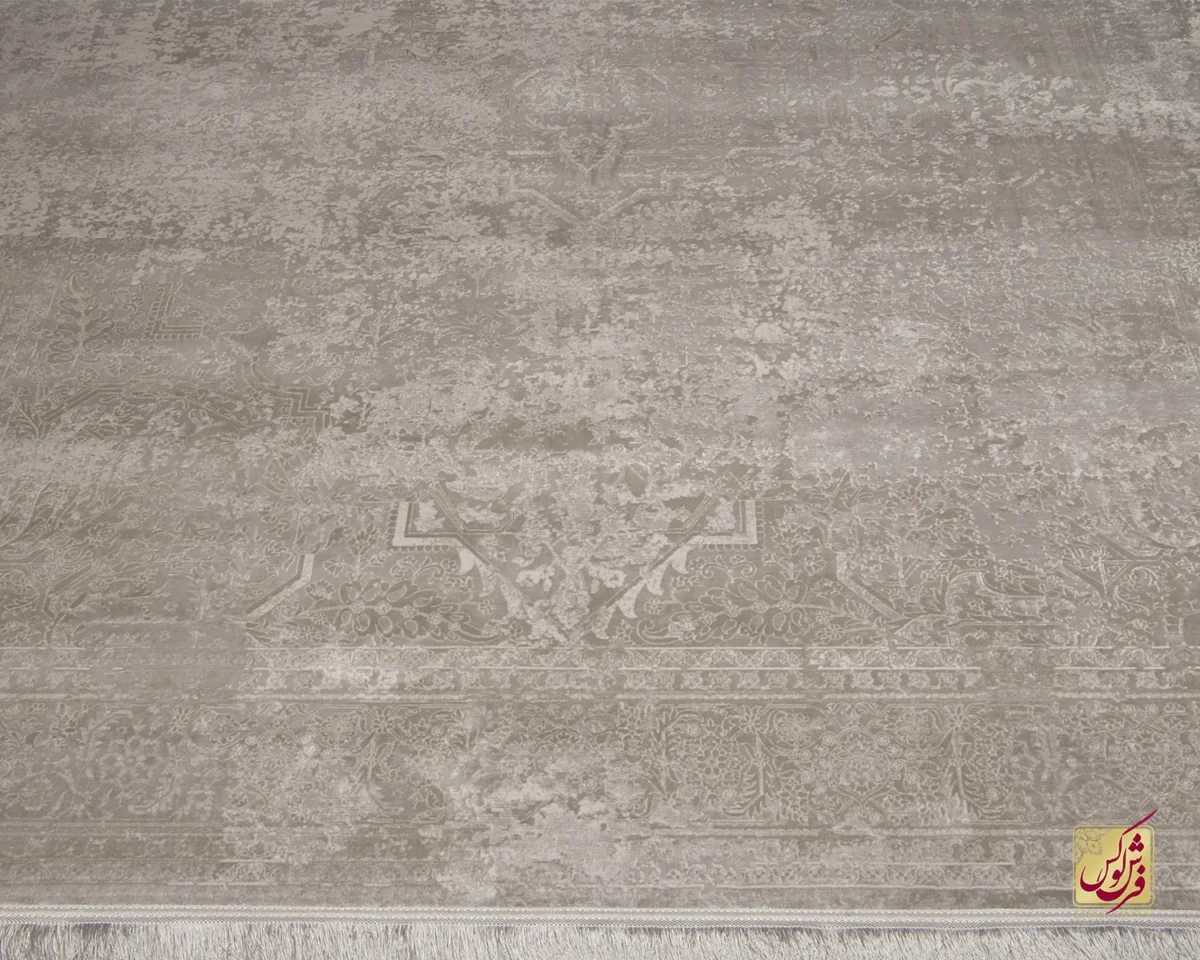 فرش وینتیج 546 طوسی صدفی