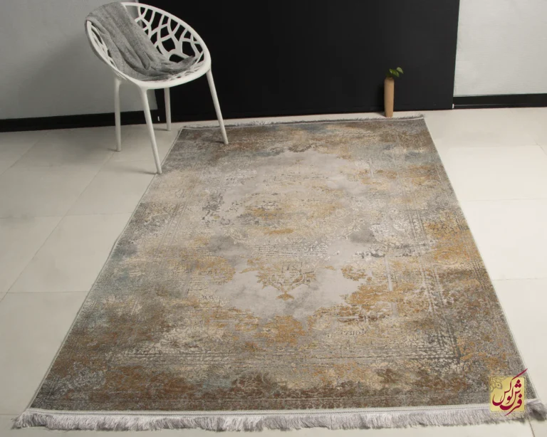 فرش وینتیج HBV 826 طوسی آجری
