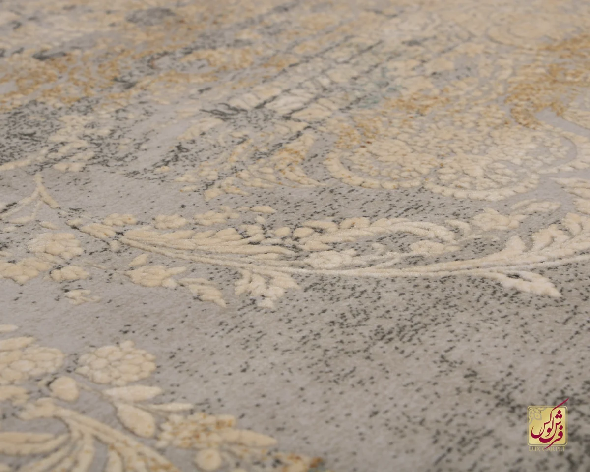 فرش وینتیج HBV 826 طوسی آجری