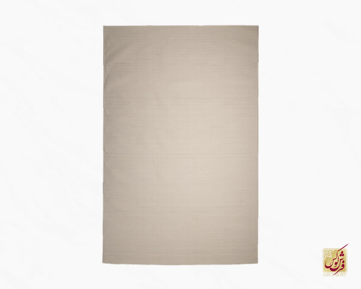 9022-01 فرش مینیمال 9022 کرم روشن