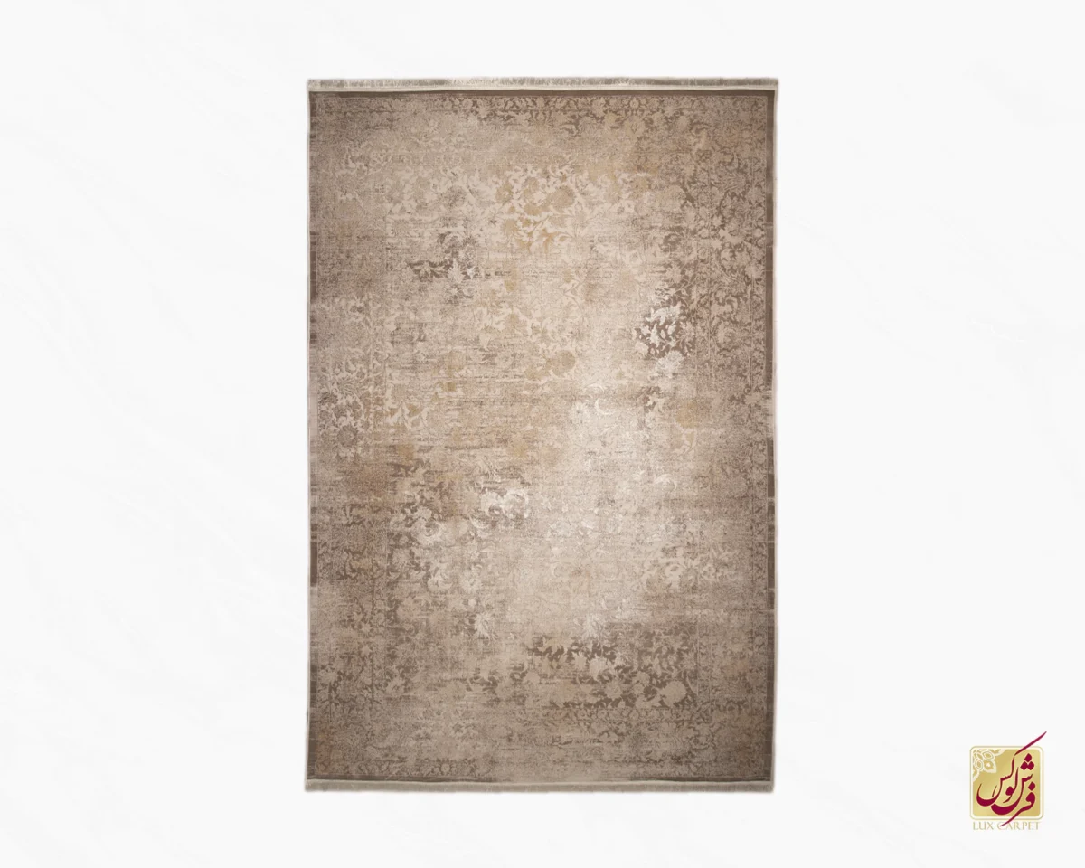 فرش وینتیج 9417 نسکافه‌ای بژ