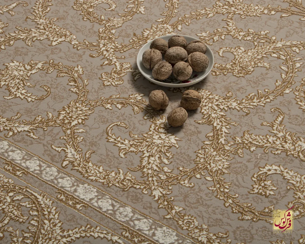 فرش کلاسیک بردیا نسکافه‌ای