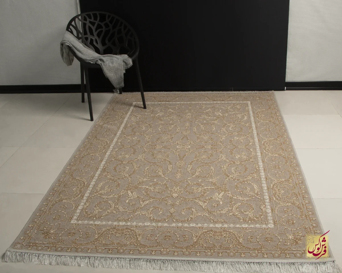 فرش کلاسیک بردیا نسکافه‌ای