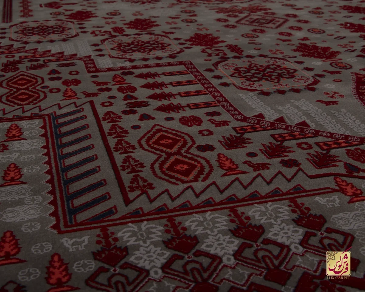 فرش وینتیج درختی دودی DLM