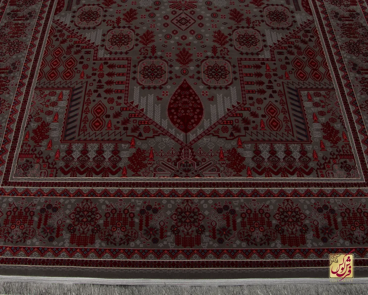 فرش وینتیج درختی دودی DLM