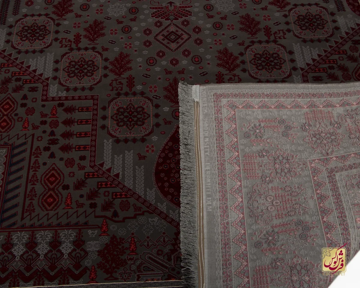 فرش وینتیج درختی دودی DLM