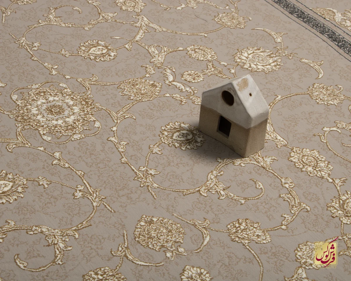 فرش کلاسیک فریبا نسکافه‌ای