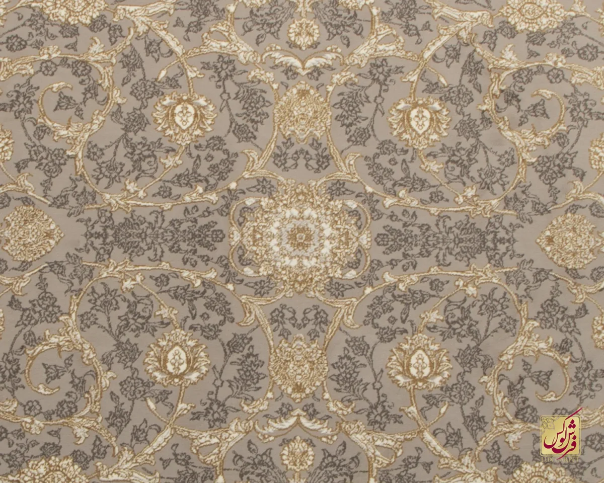 فرش کلاسیک فیروزه صدفی