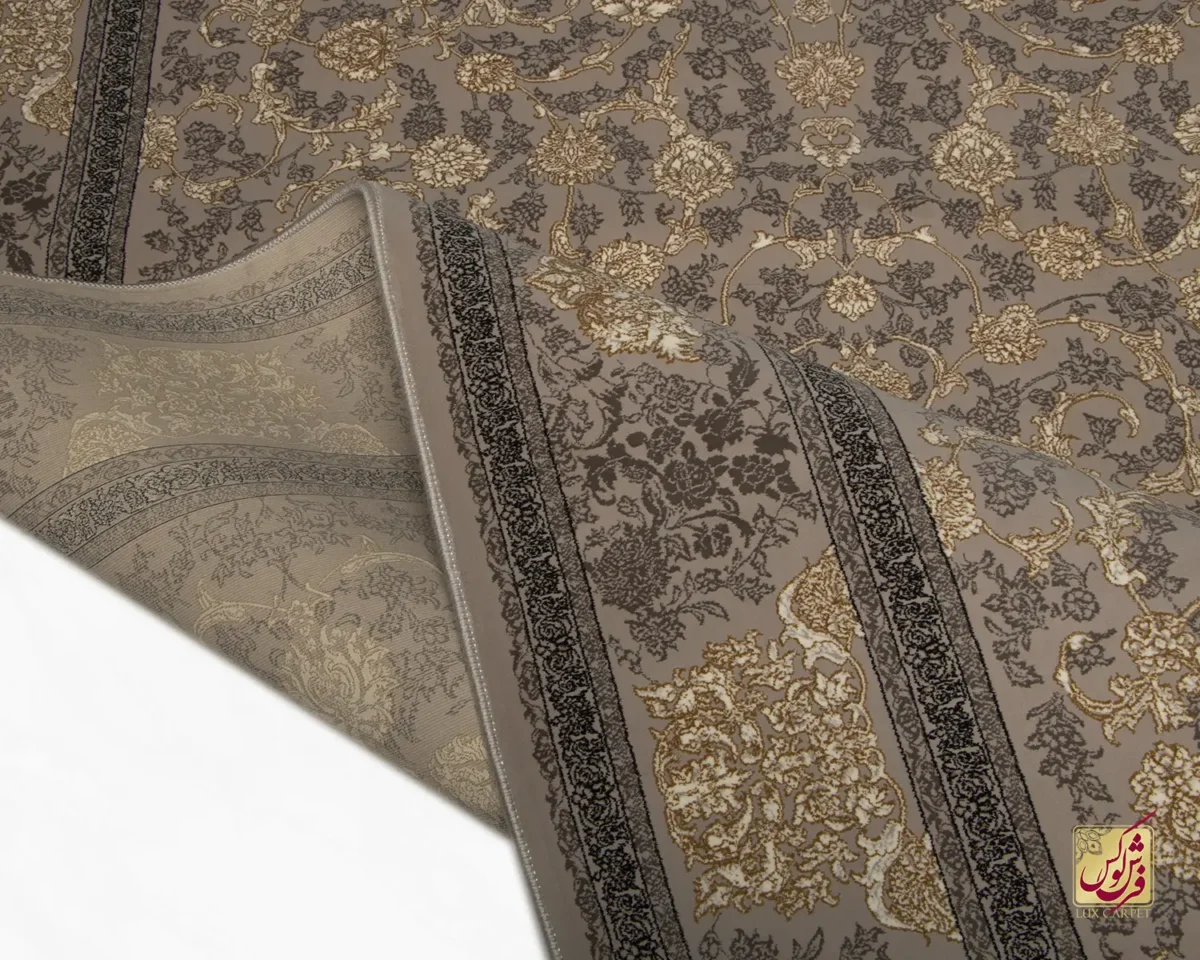 فرش کلاسیک فیروزه صدفی