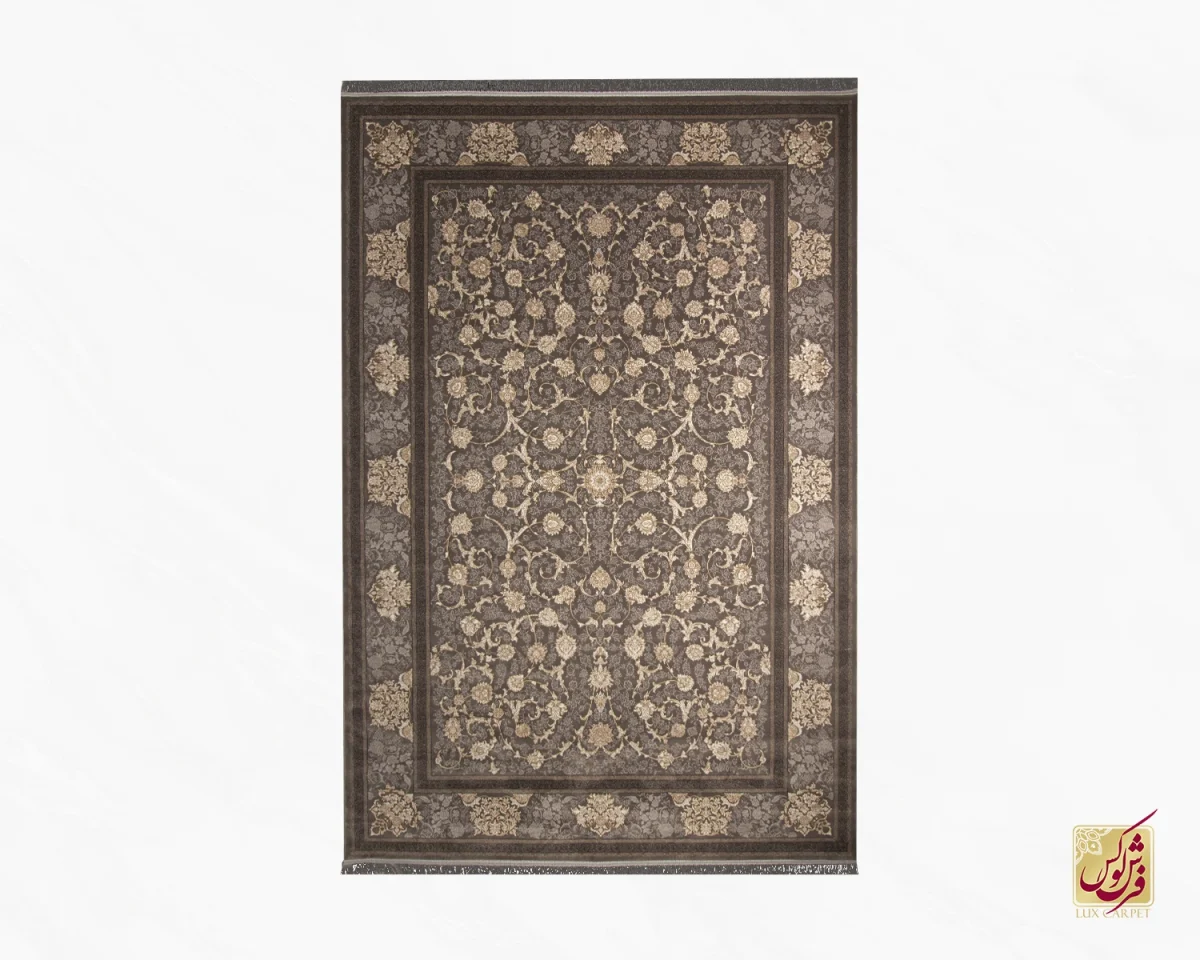 فرش کلاسیک فیروزه سیلور