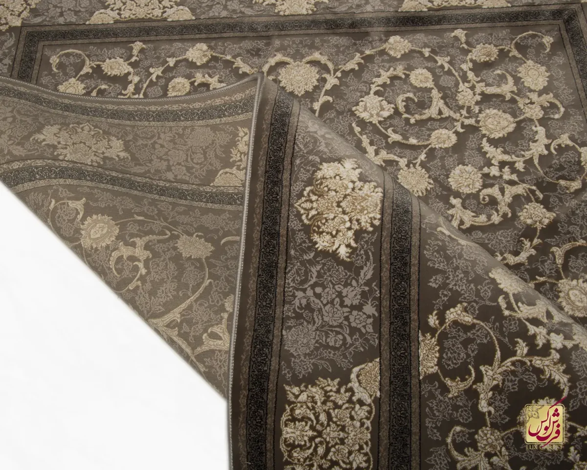 فرش کلاسیک فیروزه سیلور