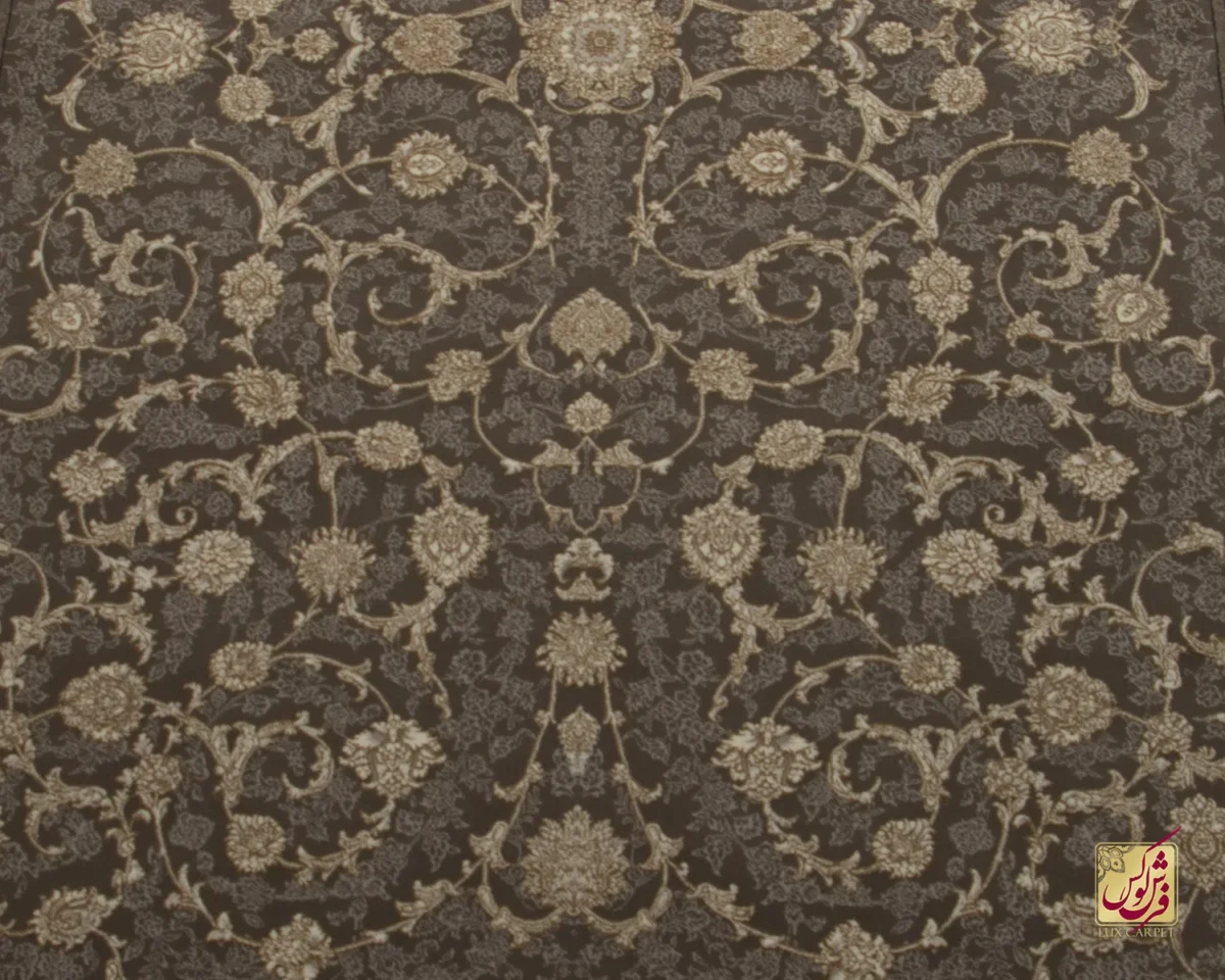 فرش کلاسیک فیروزه سیلور