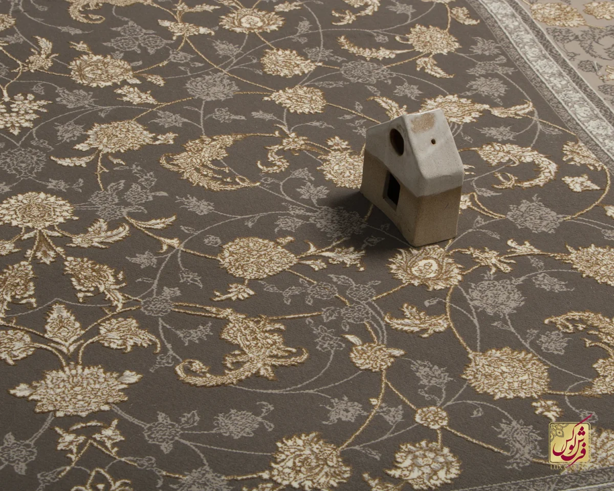 فرش کلاسیک نگین سیلور