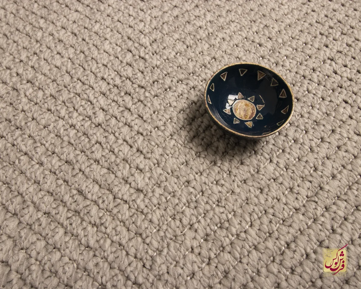 فرش مینیمال 3372 کرم تیره - تصویر 13