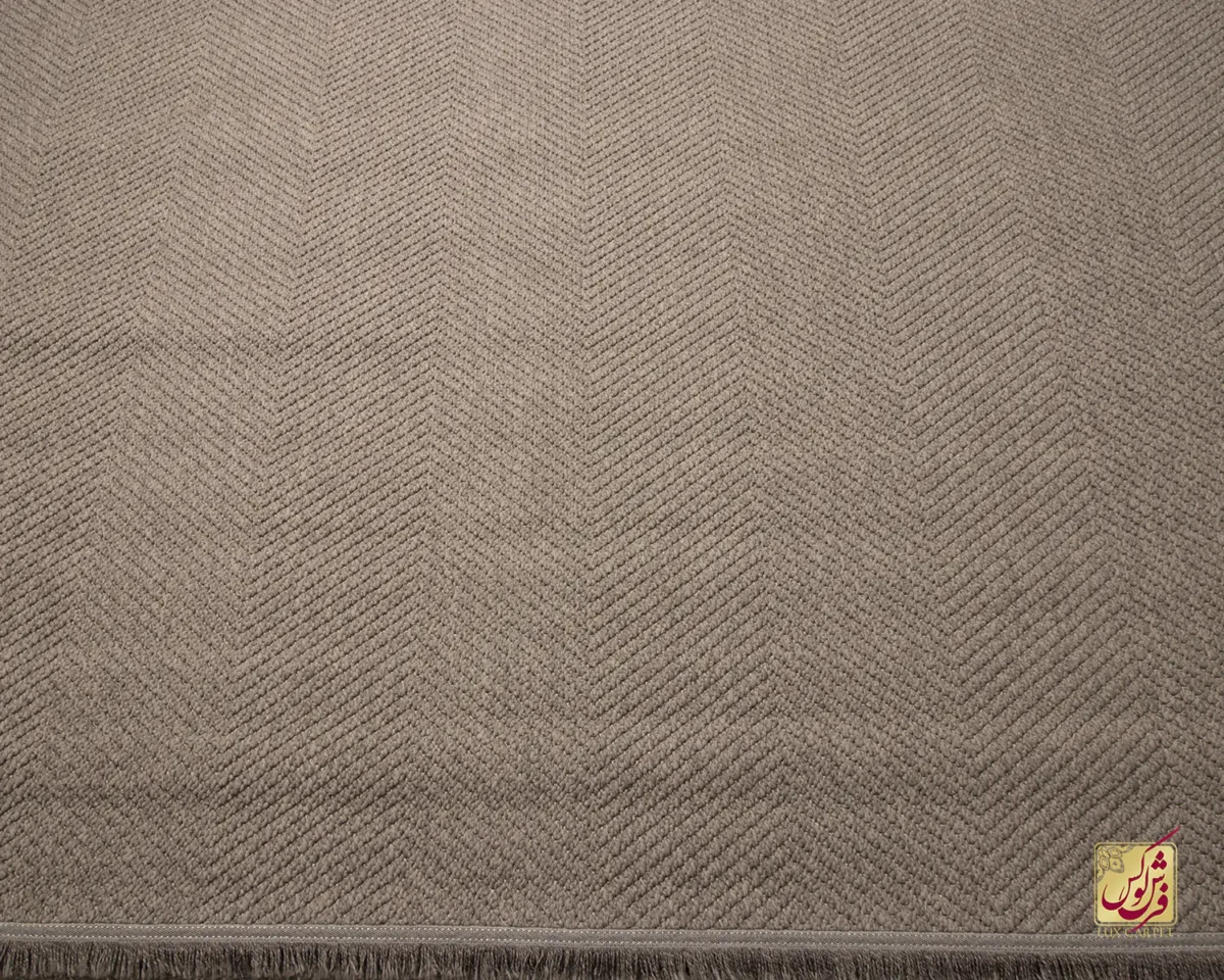 فرش مینیمال 3372 کرم تیره