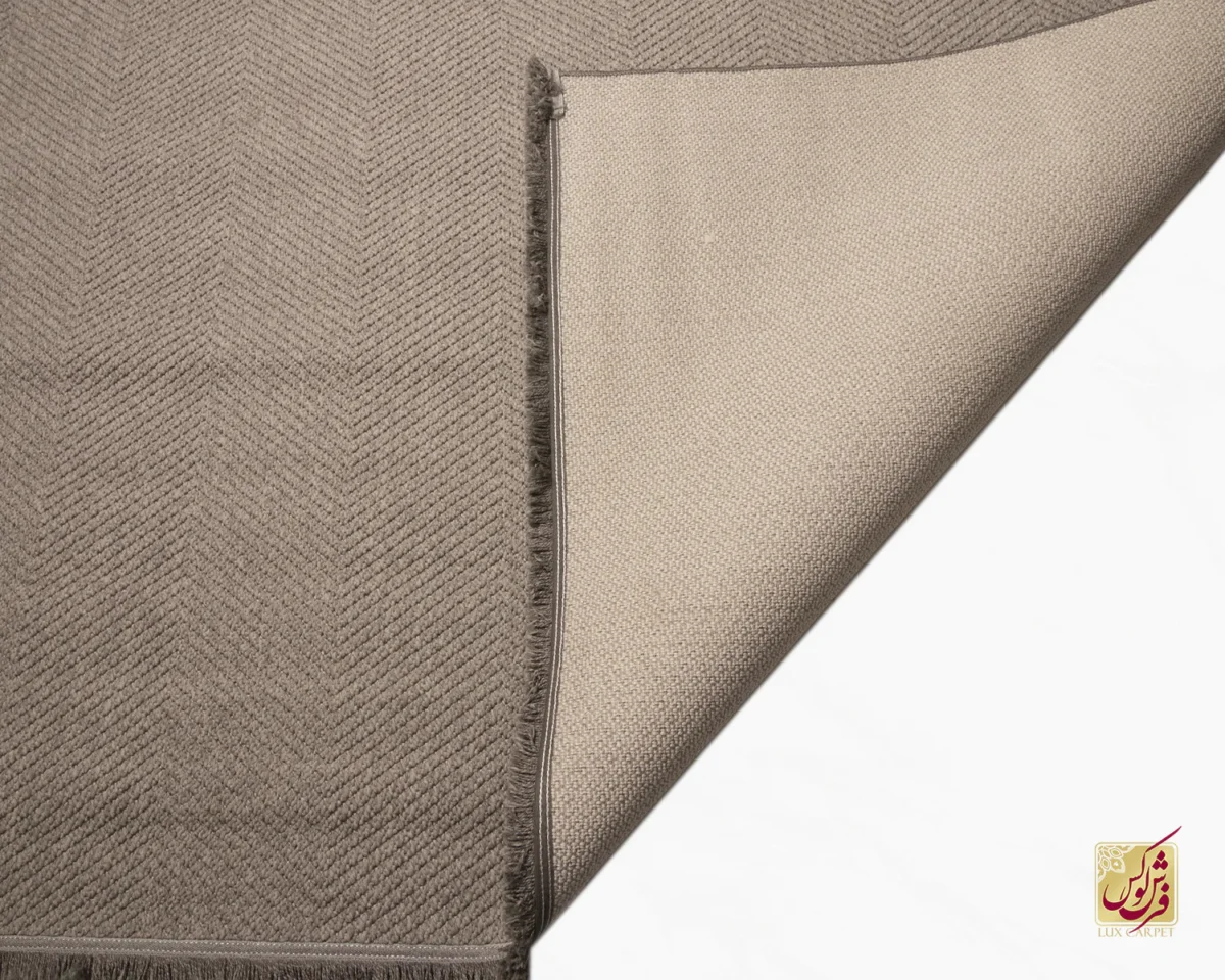 فرش مینیمال 3372 کرم تیره