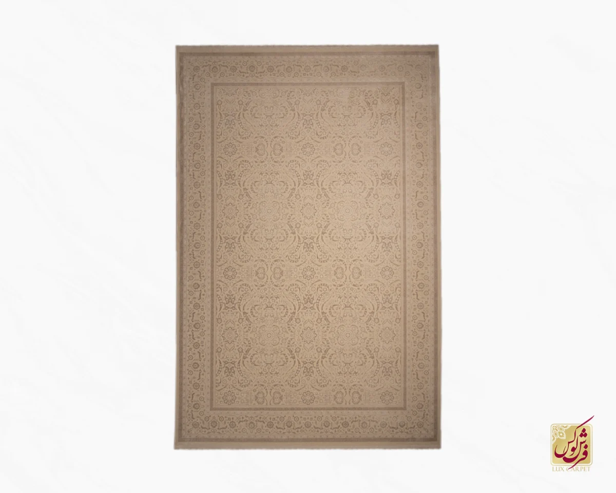 فرش وینتیج 3040 نسکافه‌ای کرم