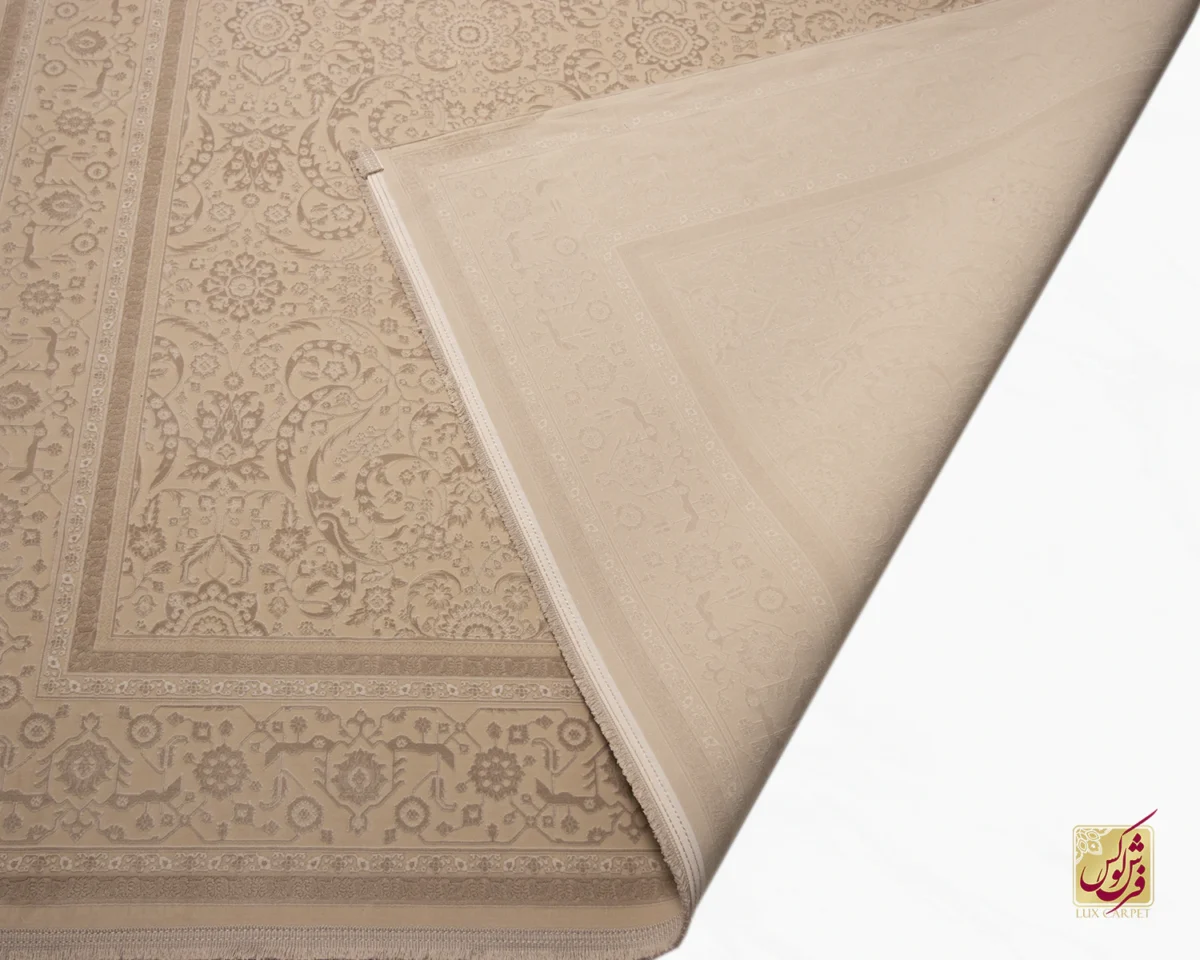 فرش وینتیج 3040 نسکافه‌ای کرم