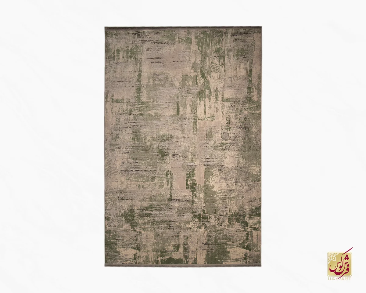 فرش وینتیج 445 طوسی سبز
