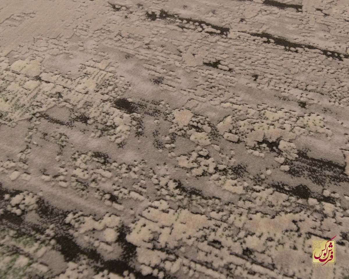 فرش وینتیج 445 طوسی سبز