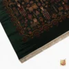 فرش ابریشم ماشینی 730801 سبز