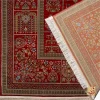 فرش ابریشم ماشینی 730902 لاکی تمام رنگ