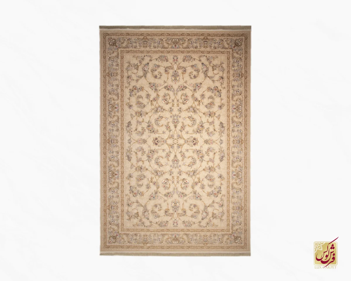 فرش کلاسیک C15107 کرم