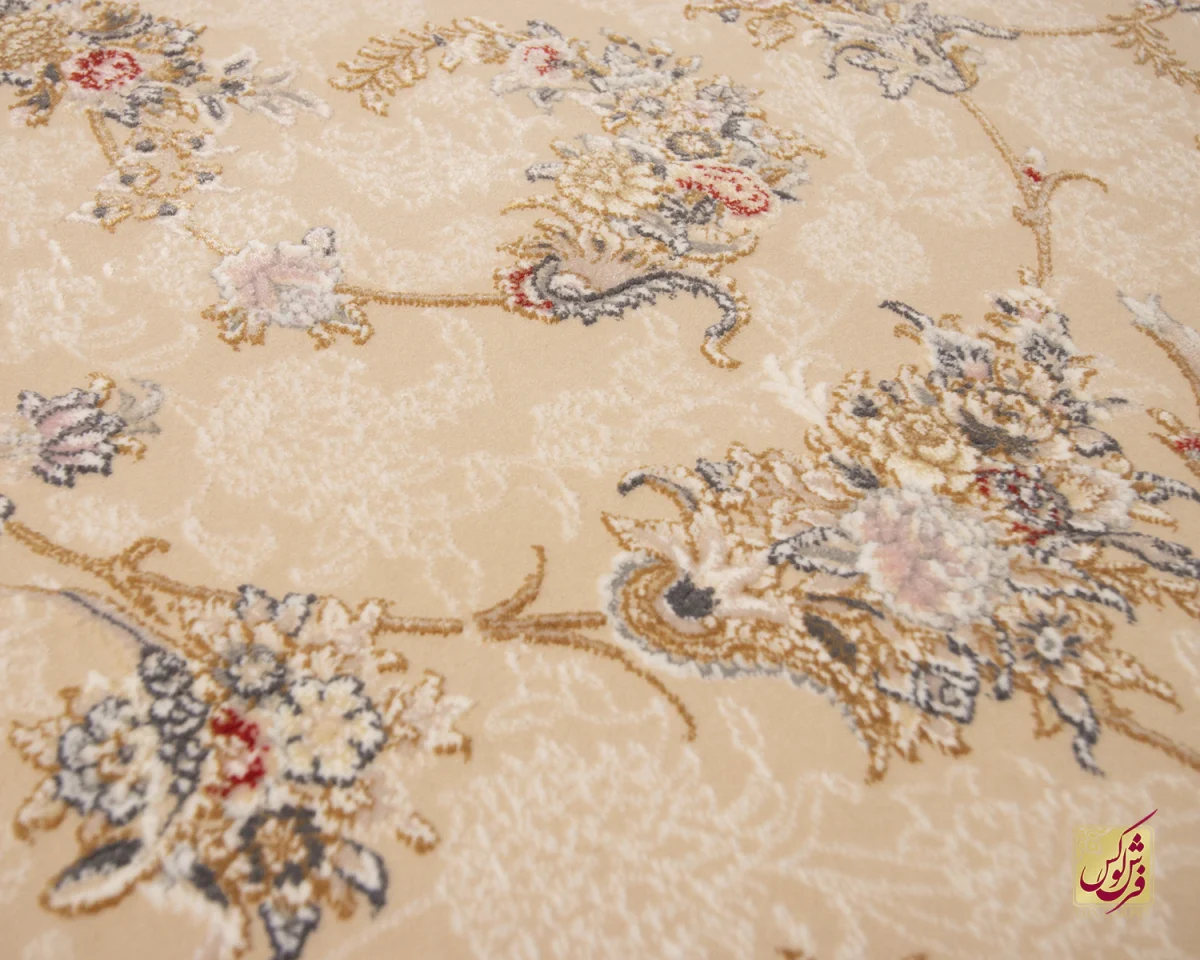 فرش کلاسیک C15107 کرم