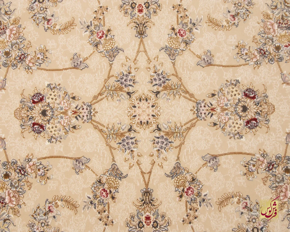 فرش کلاسیک C15107 کرم