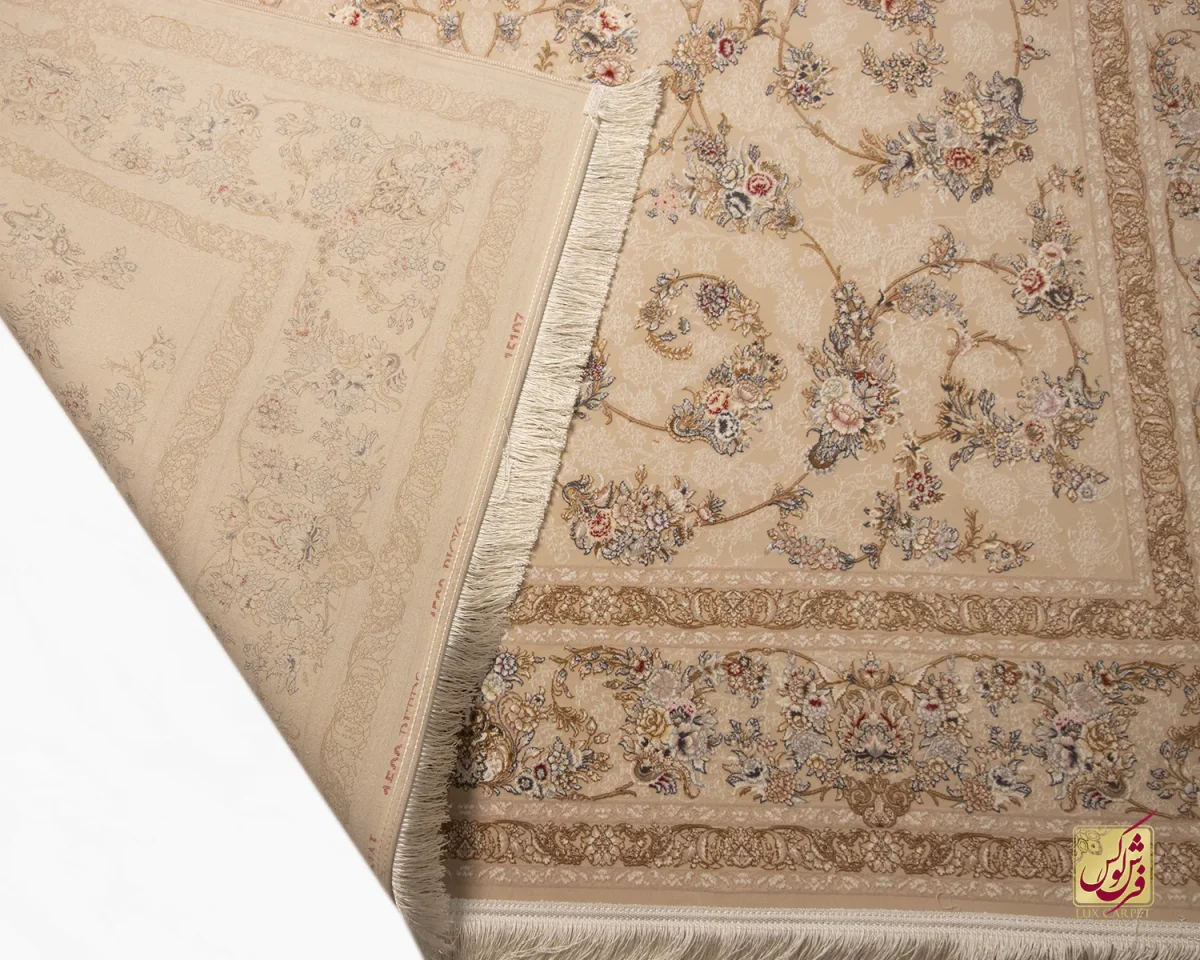 فرش کلاسیک C15107 کرم