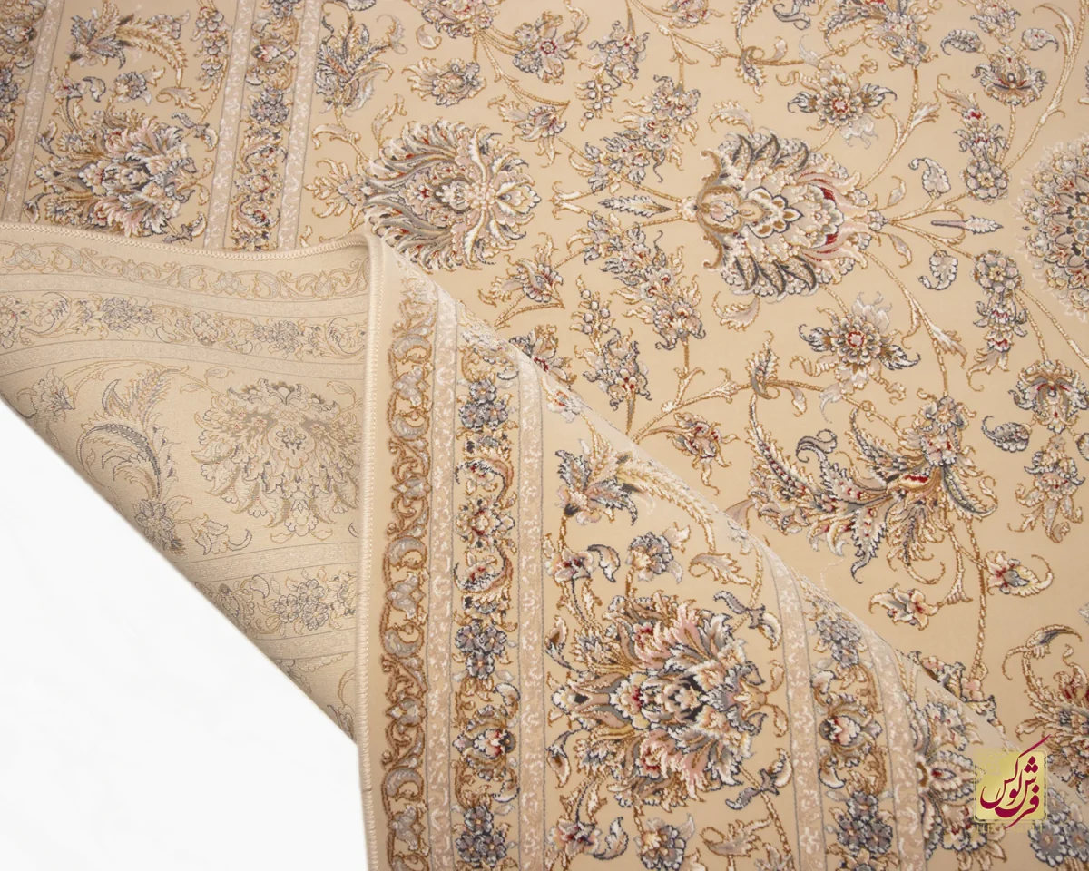 فرش کلاسیک C15113 کرم
