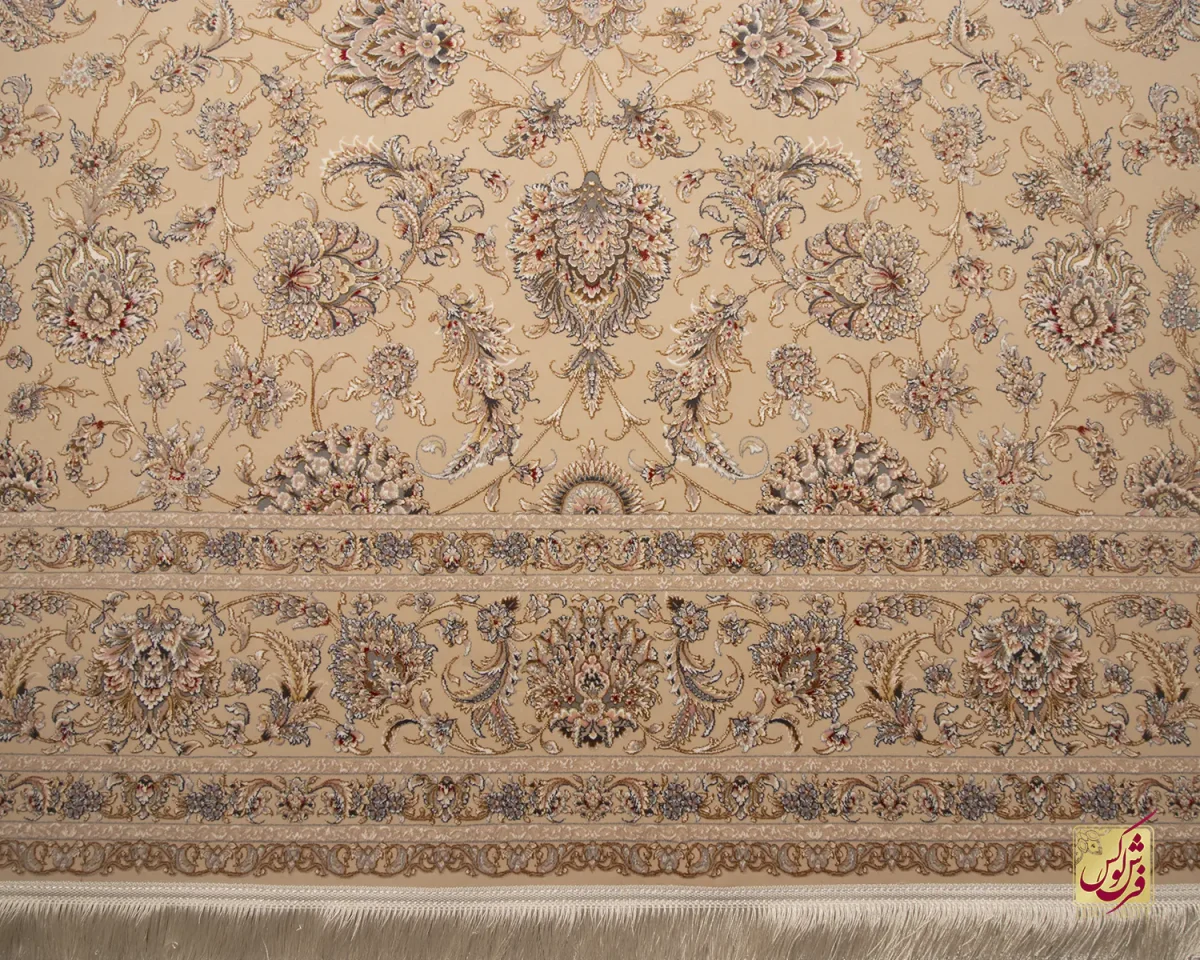 فرش کلاسیک C15113 کرم