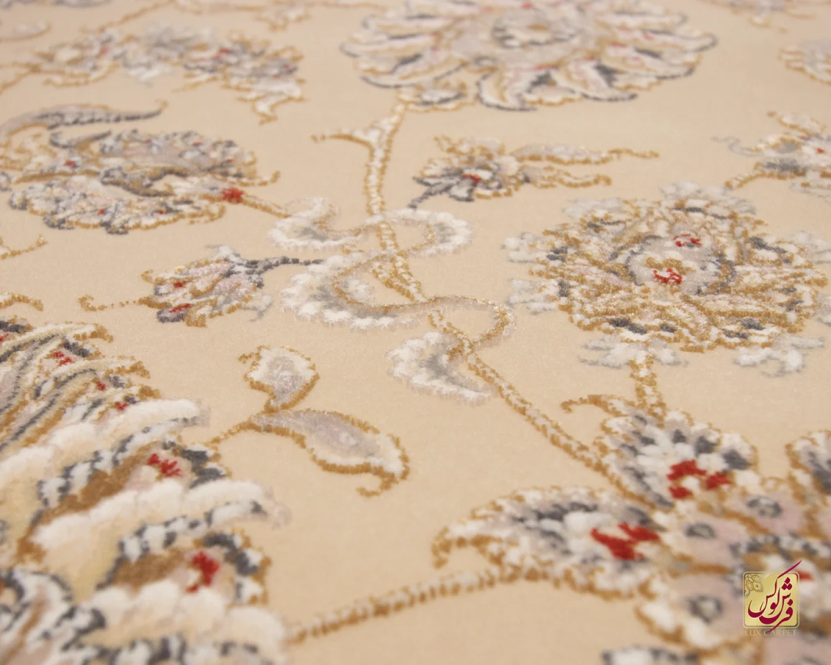 فرش کلاسیک C15113 کرم