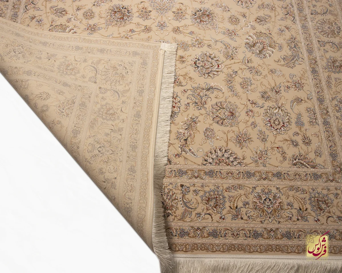 فرش کلاسیک C15113 کرم